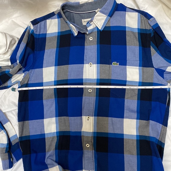 Men’s Lacoste casual button down long sleeved shirt. Size medium. - Picture 9 of 9